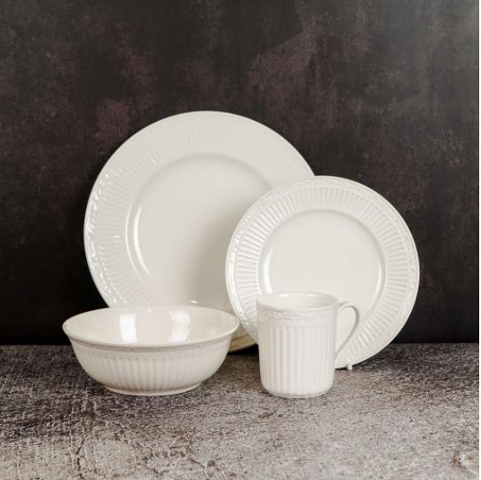 Royal Palace White Plate Satuan/ Set Piring Mewah European Import  dinner plate