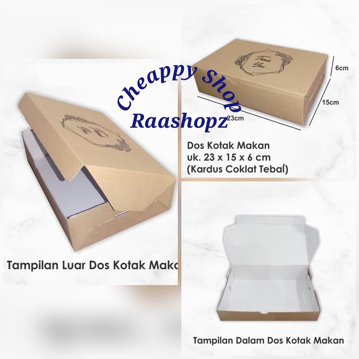 Gambar Box Nasi Box Kue Lunch Box Eflute Box Natal Box Lebaran Box Thank You dari CHEAPPY RAASHOPZ undefined Tokopedia