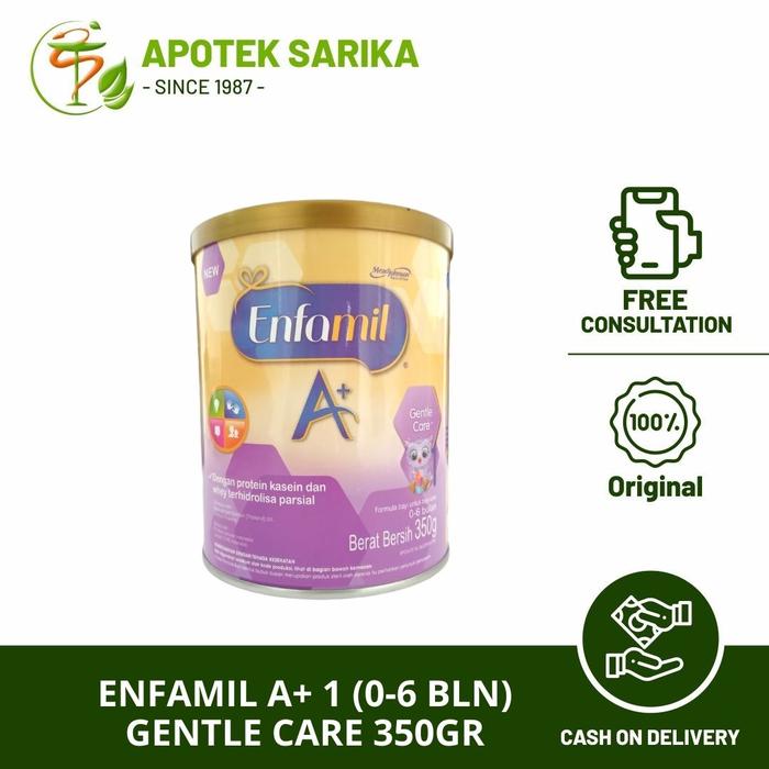 Gambar SUSU ENFAMIL A+ GENTLE CARE 350GR - 6-12 BLN dari Apotek Sarika Group undefined 3 Tokopedia