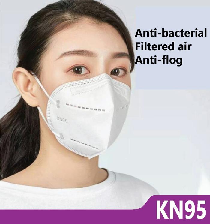 Gambar MASKER KN95 RESPIRATOR FULL PROTECTION CE FDA INTERNATIONAL - Putih, KF94 dari DBR Premium undefined Tokopedia