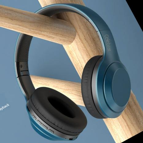 Wireless Headphones HD Sound Super Extra Bass High Quality Headset  Wireless A24, Blue