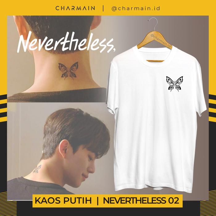 Gambar Kaos Nevertheless Butterfly Tattoo Kupu-Kupu Jae Eon - Hitam, S dari Charmain ID undefined Tokopedia