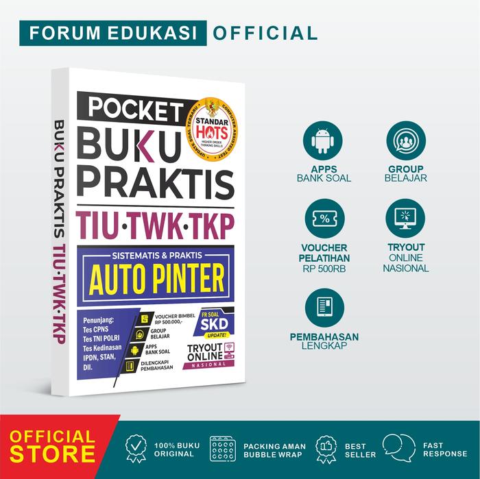 Gambar THE BEST DRILLING PSIKOTES & TES AKADEMIK TNI POLRI 2024+PSIKOTS - PTIUTWK dari Forum Edukasi Official Shop undefined Tokopedia