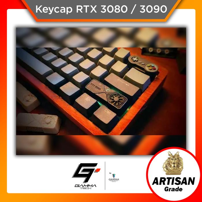 Gambar Nvidia RTX 3080 RTX3080 Artisan Keycap / Keycaps Mechanical Keyboard - Hitam, RTX 3080 dari Gamma Printing undefined Tokopedia