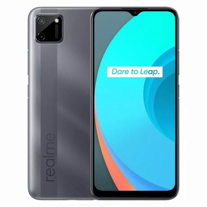 Gambar HP REALME C20 2/32 GB, 5000 MAH 6.5" LARGE DISPLAY, HELIO G35 - Abu-abu dari Bekasi Ponsel undefined Tokopedia