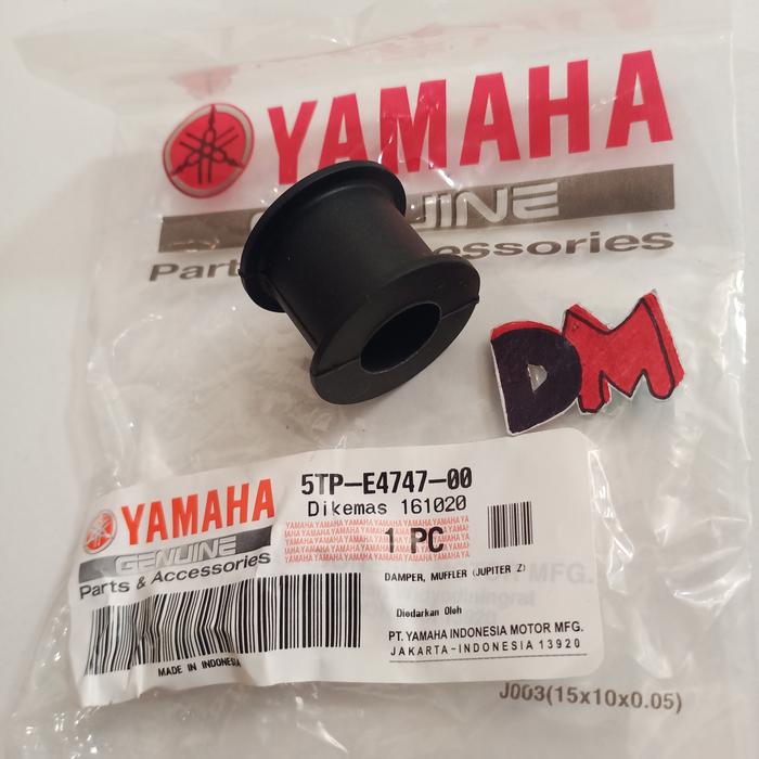 Gambar karet damper muffler knalpot Jupiter Z lama new njmx R25 5TP-E4747-00 asli original Yamaha YGP dari sonnyjayamotor undefined Tokopedia
