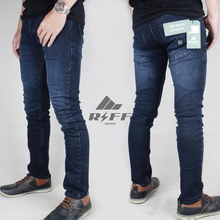 Gambar Celana Jeans Pria Slim fit Pria Original RIFF DENIM Ukuran S M L XL - Biowash Scrub, S dari AhkamCollectionStore undefined Tokopedia