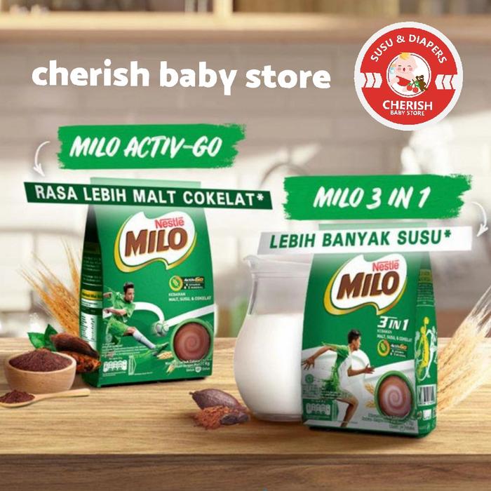 Gambar MILO Active Go 600gr 1kg 1000gr - actigen 1kg dari CHERISH BABY STORE undefined Tokopedia