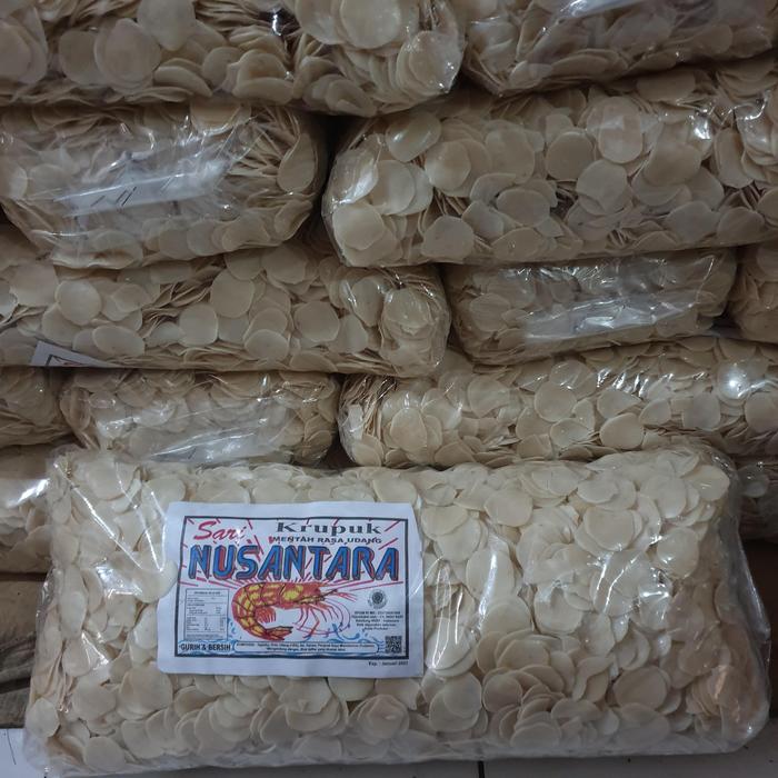 Gambar [Bal] Kerupuk Krupuk Mentah Rasa Udang Sari Nusantara - Putih dari Toko Dua Delapan Tasikmalaya undefined Tokopedia