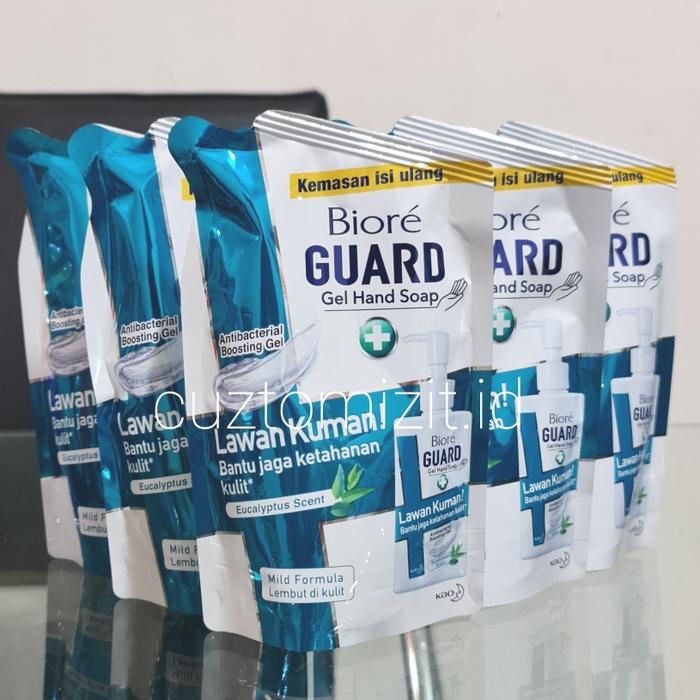 Gambar Biore Guard Sabun Cuci Tangan Anti Bakteri Eucalyptus Gel Pouch 200 ml dari CuztomizitID undefined Tokopedia