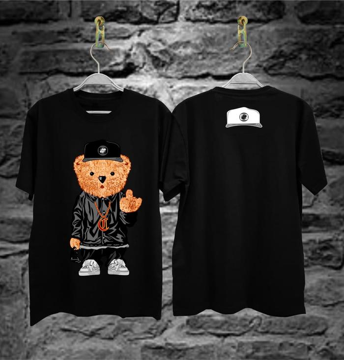 Gambar Kaos Bear Tunjuk - Kaos T- SHIRT Terbaru - Baju Distro - KaosHarian - Gambar1, M dari JF Clothes undefined Tokopedia