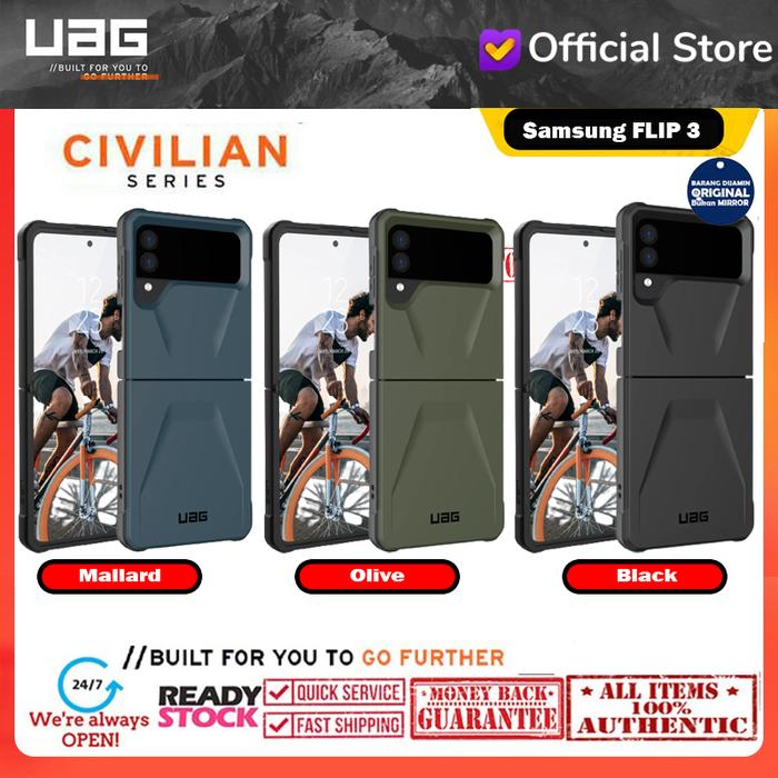 Gambar Case Samsung Galaxy Flip 3 Flip3 UAG CIVILIAN Series Cover - Mallard dari Primary Cares Official Kota Administrasi Jakarta Barat Tokopedia