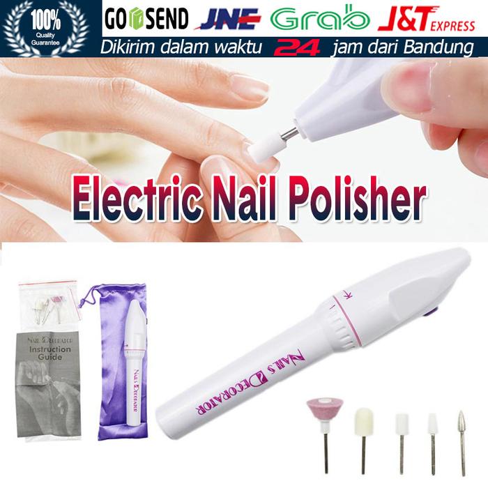 Gambar Electric Nail Drill Grinding Manicure Machine Mesin Kikir Amplas Kuku - White dari FunToys711 undefined Tokopedia