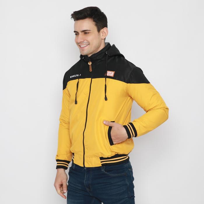 Gambar Jaket Pria Kombinasi ORIGINAL Bahan RZN Jusper Adem / Jaket Parasut - Kuning, M dari Exe Clothing undefined Tokopedia