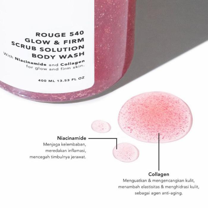 Gambar Grace & Glow Body Wash Brightening Anti Acne Solution - Rouge 540 dari Aibeautee Store undefined Tokopedia