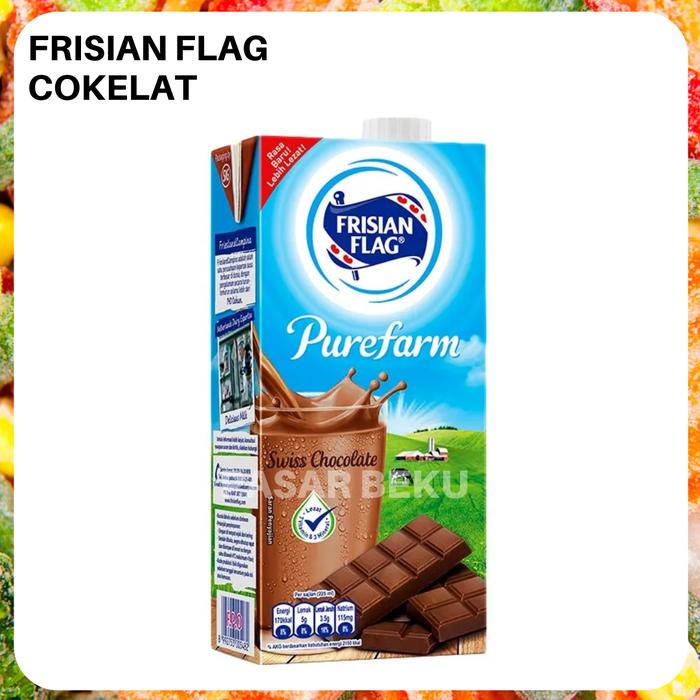 Gambar Susu Frisian Flag UHT Lowfat dan Fullcream 900ml Pasar Beku Padang - Coklat dari Pasar Beku Official undefined Tokopedia