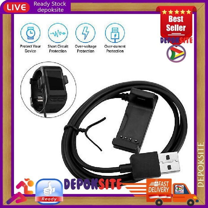 Gambar USB Charger Jam Tangan Garmin Vivoactive HR Smart Watch Data Sync Dock dari Depoksite undefined Tokopedia