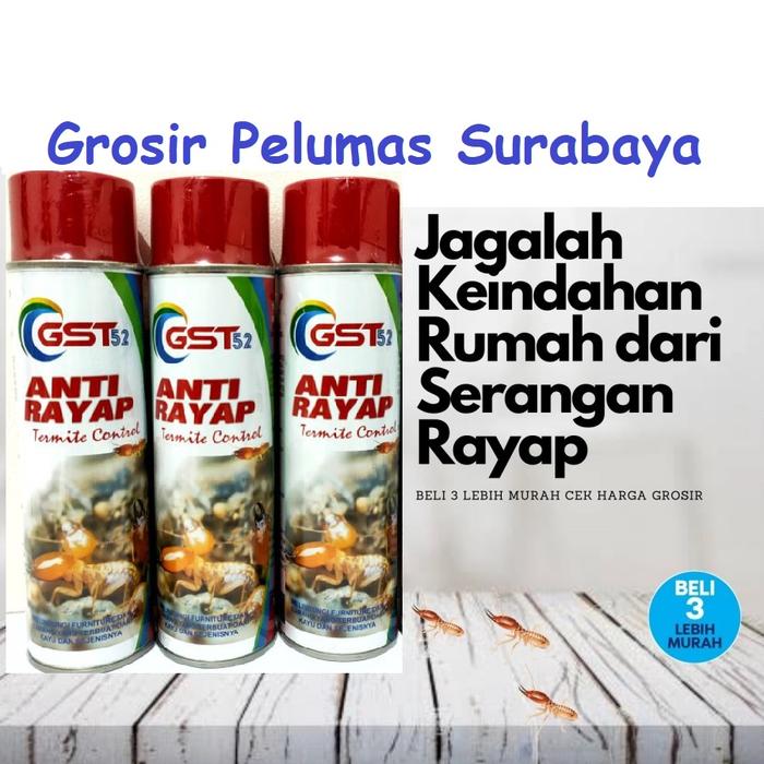 Gambar obat Anti Rayap Semprot Spray 500ml Pembasmi Rayap Termite PestControl - GST dari Grosir Pelumas Surabaya undefined Tokopedia