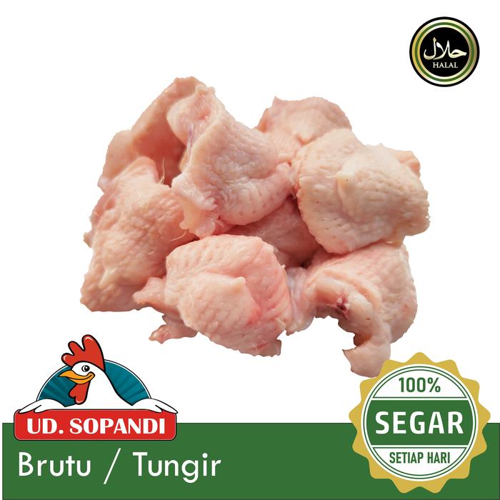 Gambar Tungir Ayam / Brutu Segar 250 gr dari UD Sopandi Ayam Caringin undefined Tokopedia
