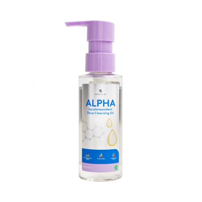 Gambar Somethinc Alpha Squalaneoxidant Deep Cleansing Oil - 100ml dari Makeupuccino undefined Tokopedia