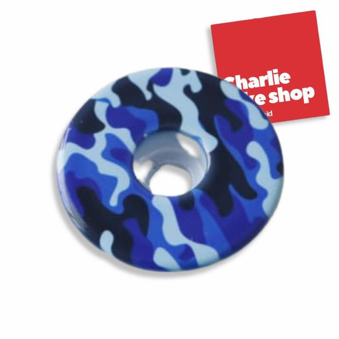 Gambar Full Color Top Cap Kustom Caps Made in USA - Camo Series - Blue dari Charlie Bike Shop undefined 2 Tokopedia