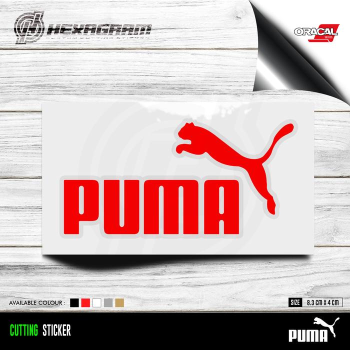 Gambar Cutting Sticker Logo Puma | Stiker Logo Puma - Merah dari Hexagram Stiker undefined Tokopedia