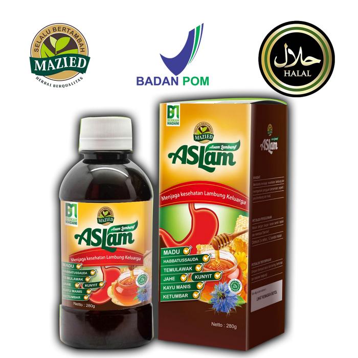 Gambar Madu Aslam Mazied Madu Asam Lambung |GERG Plus Habbatussauda Original - 280 gr dari Natura Shop27 undefined Tokopedia