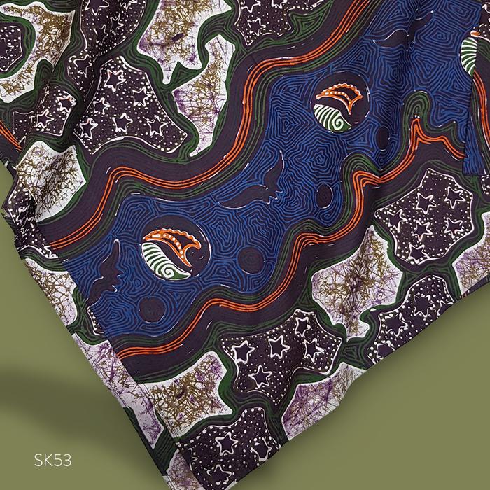 Gambar Kain Batik Tulis Mahkota Laweyan Super Abstrak Modern 1,8 meter SK53 dari Batik Mahkota Laweyan undefined Tokopedia