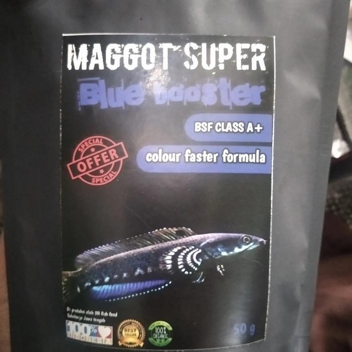 Gambar maggot super colour booster red yellow blue - Biru dari iwak sawah aquarium undefined Tokopedia
