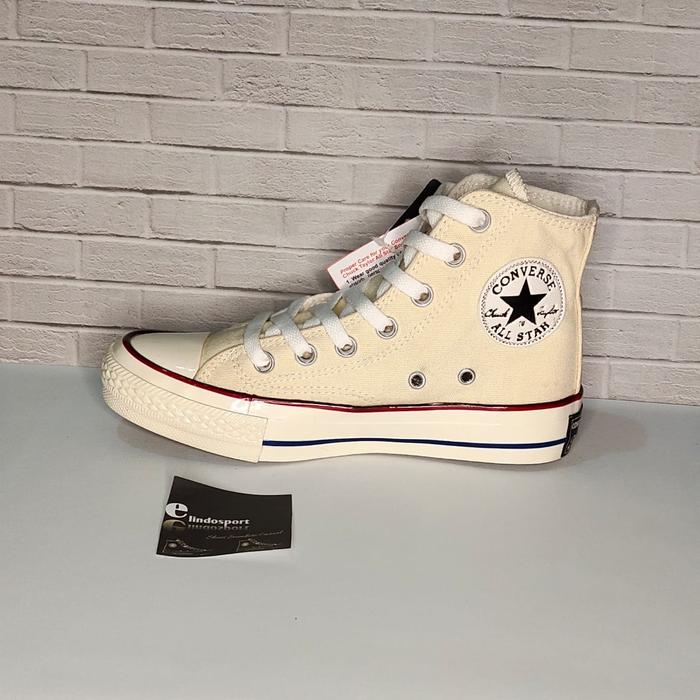 Gambar SEPATU CONVERSE 70S HIGH/TINGGI PREMIUM +FREE KAOS KAKI - Putih, 42 dari LL_90 undefined Tokopedia