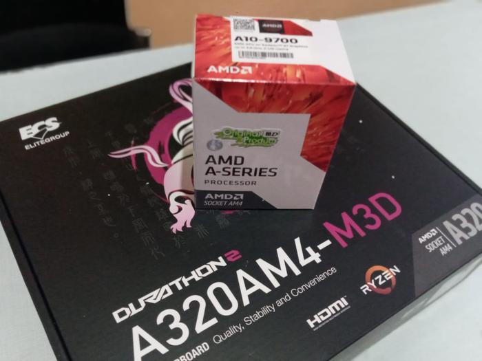 Jual paket bundle A10 9700 dengan mobo A320M Kudus