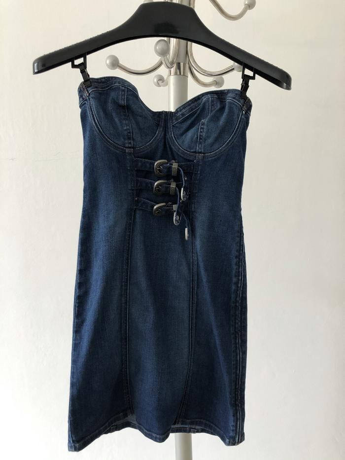 Jual Guess Sleveless Denim Dress 