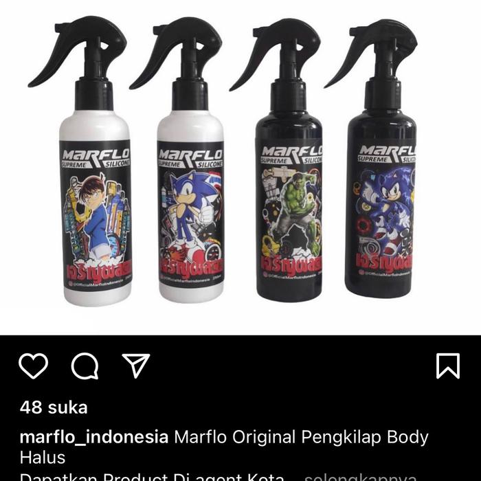 Gambar MARFLO PREMIUM GELL PENGKILAP BODY MOTOR N MOBIL N PENGKILAP BAN - spray dari ANEKA VARIASI MOTOR undefined Tokopedia