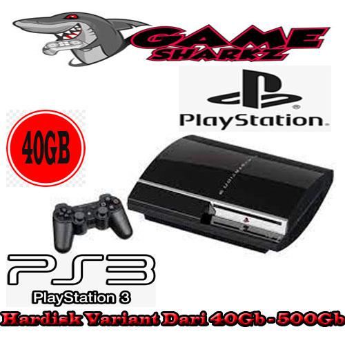 Gambar Sony ps 3 Fat Hardis 40gb (BARU) fullgame Garansi - 40GB, 1 STIK dari gamez shark undefined Tokopedia
