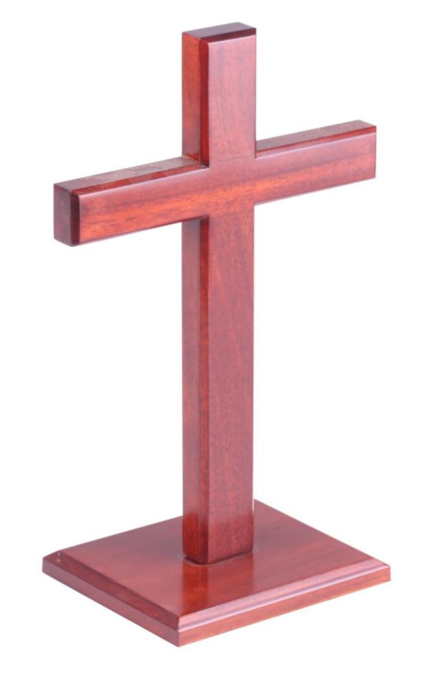 Gambar Salib Meja Dengan Base - Cross with Base Kayu - Salib 10cm, Base Kotak dari Maranatha Handicraft undefined Tokopedia