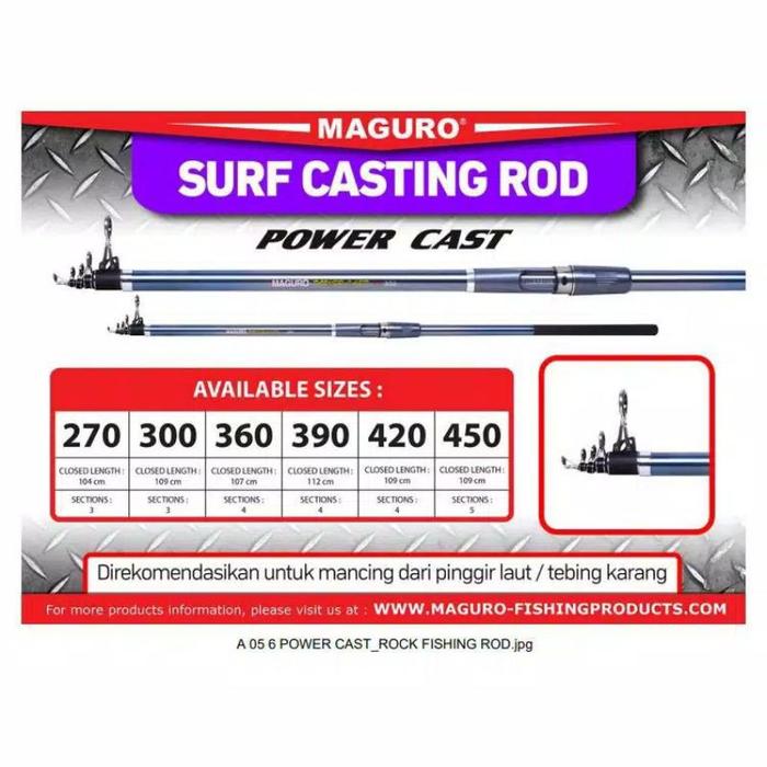 Joran Laut Joran Maguro Power Cast 390 Ori] Joran Pancing Maguro