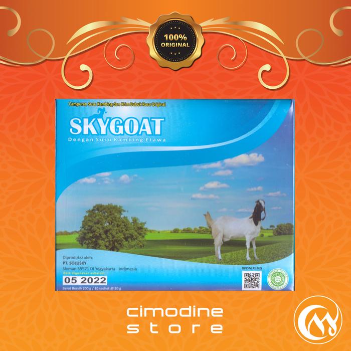 Gambar Susu Kambing Etawa Bubuk full Cream SKYGOAT/SKY GOAT |10 Sachet 20 gr - Susu AMH Vanila dari Cimodine Store undefined 4 Tokopedia