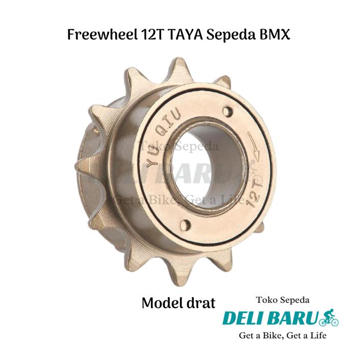 Gambar TAYA Freewheel 12T gir belakang single speed gear 12 T sepeda BMX dari Deli baru undefined Tokopedia