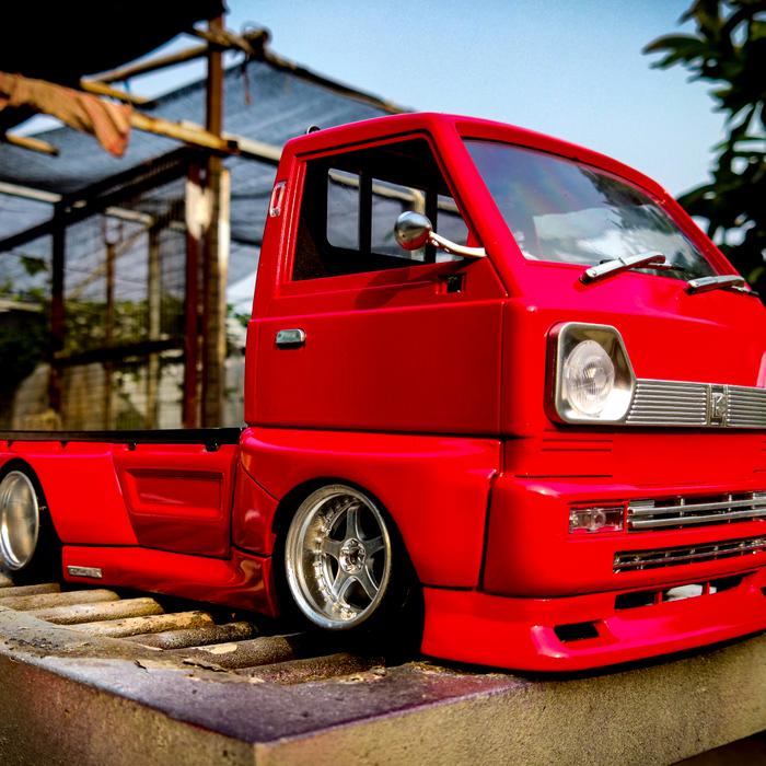 WPL D12 PANDEM, WPL D12 Bodykit, WPL D12 Body kit - body+rim, std