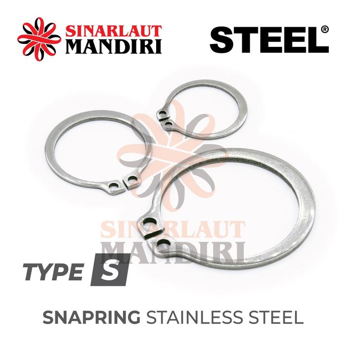 Gambar Snapring Type S (RRS) Stainless Steel / Snap Ring SS S 26 dari Sinar Laut Mandiri undefined Tokopedia