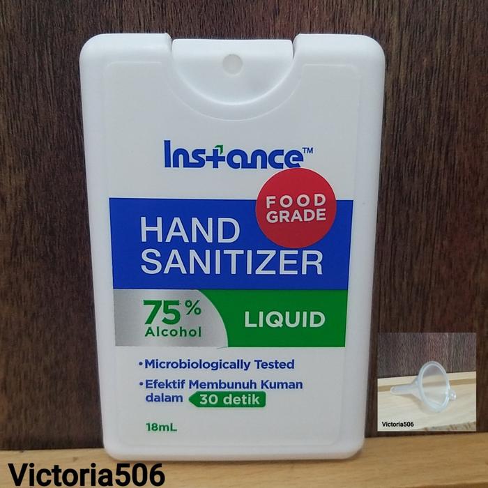 Gambar Instance Hand Sanitizer 18ml 75 alcohol Original Factory - Pocket Spray dari MAMA VICTORIA undefined Tokopedia