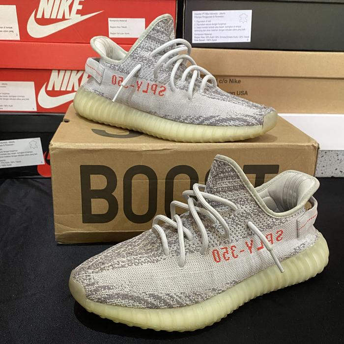 light blue yeezy 350