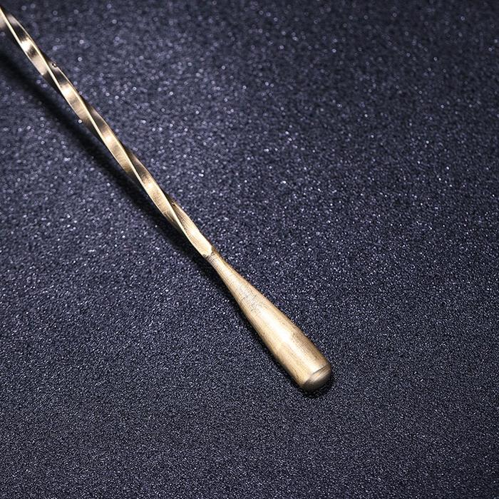 Gambar Long Bar Spoon Stainless Steel 40cm Cocktail Teardrop - Bronze dari BAR TOOLS INDONESIA undefined Tokopedia