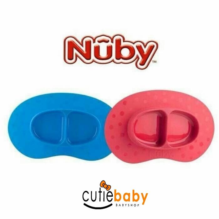 Jual NUBY SUREGRIP MAT WITH SECTION ALAT MAKAN MPASI BAYI ANAK