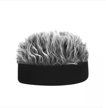 Gambar Wig Pria Model Topi - Rambut Palsu Pria Unisex Style - TOPI GREY dari EFEF SHOP undefined Tokopedia