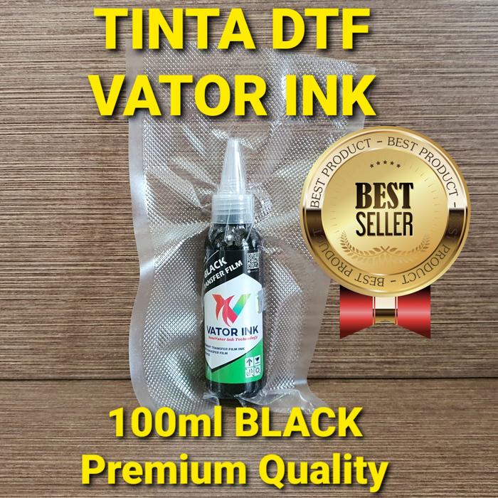 Gambar TINTA DTF VATOR INK 100ml Premium Quality Sablon DTF Hasil Pekat Cerah - Hitam dari HOBBY PRINT INDONESIA undefined Tokopedia