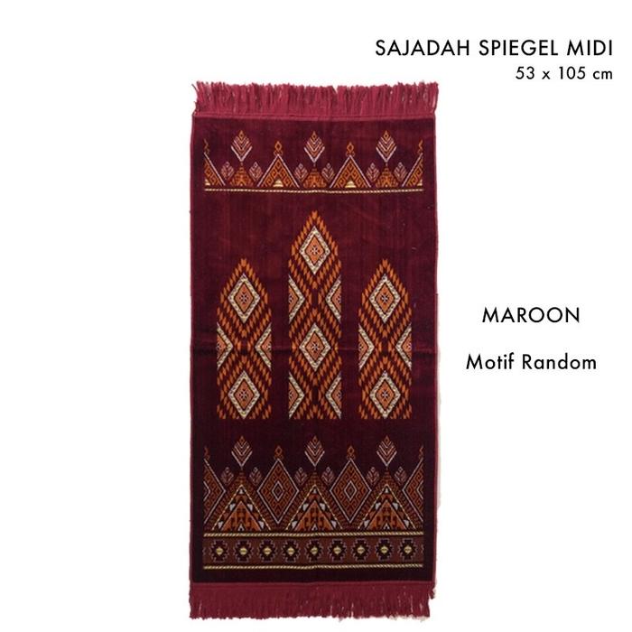 Gambar Sajadah Turkey Alif Midi Harmony (Multi Color) 53 X 105 CM - Maroon dari Lovelytowel undefined Tokopedia