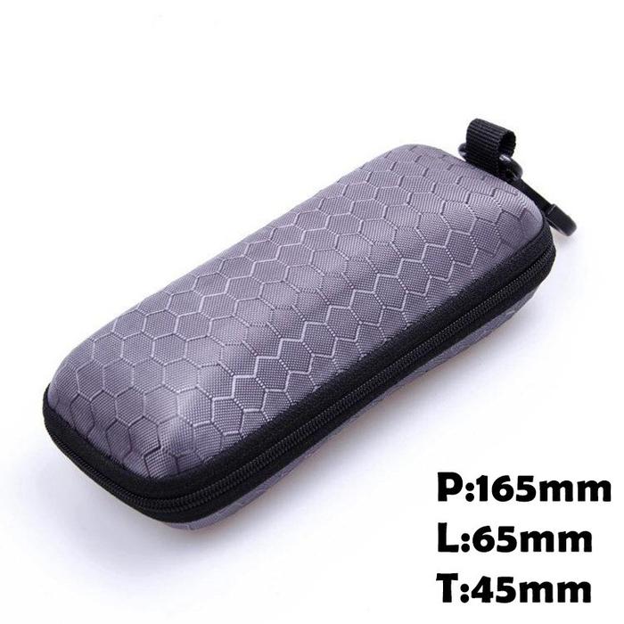 Gambar Tempat Kacamata Sleting Warna / Pouch Kacamata - grey, +ANTI FOG dari Bertha Indonesia undefined Tokopedia