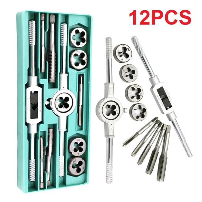 Gambar Tap Die Set Alat Snai dan Tap Ulir Dart Mur Baut Alat Senai 12pcs 20pc - 12 PCS dari Rumixx_NEW undefined Tokopedia