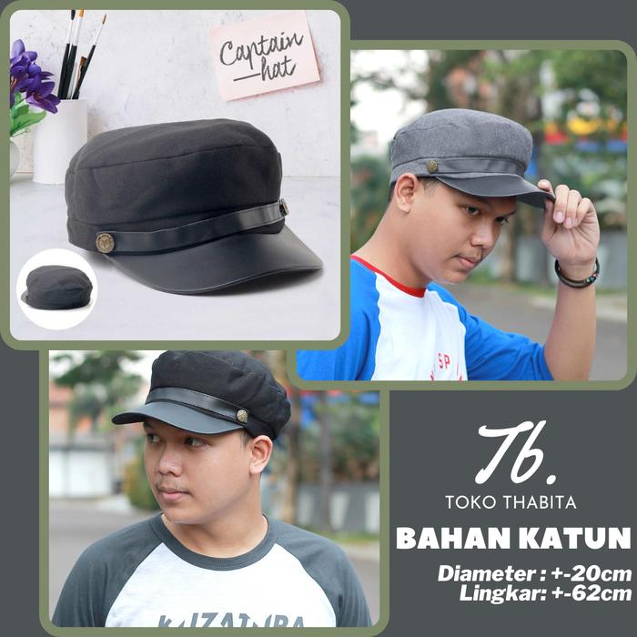Jual Topi Kapten Kapal Laut Sailor 